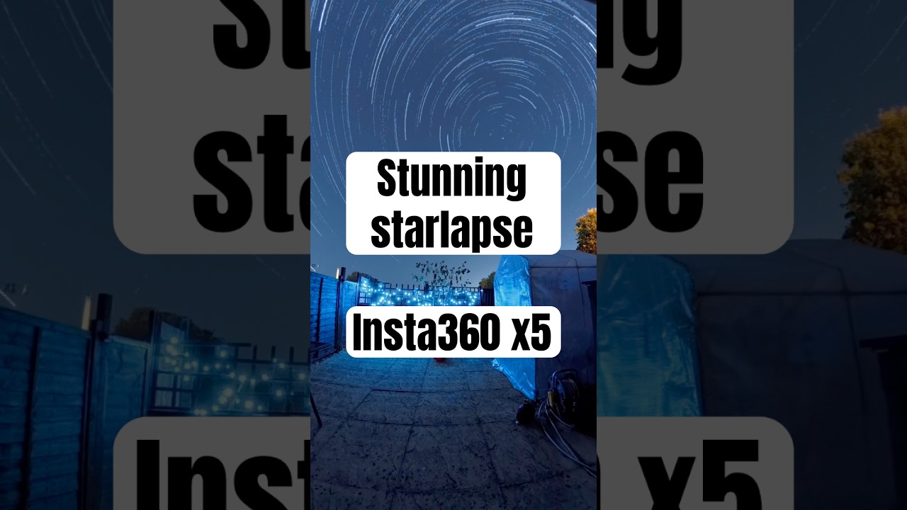 Starlapse 25/9/25 - where&rsquo;s the bucket off to? Shot with insta360 x5 #insta360 #insta360 #starlapse