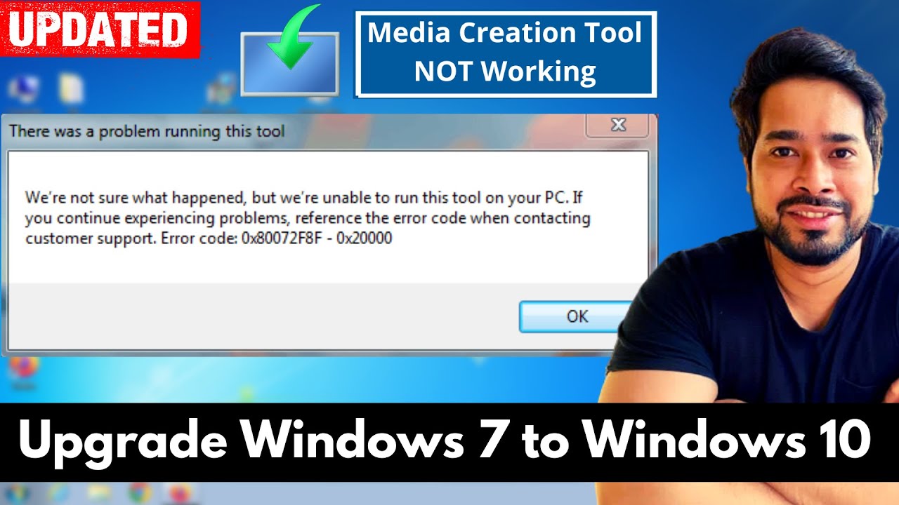 [Решить] Ошибка Media Creation Tool 0x80072F8F–0x20000 и обновление Windows 7 до Windows 10