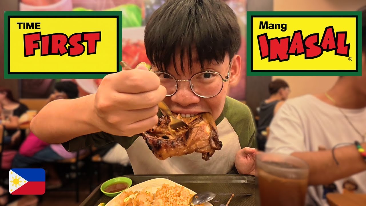 FIRST Time Trying Mang Inasal In Philippine 🇵🇭  This Is The REAL BEST Grilled Chicken Here!