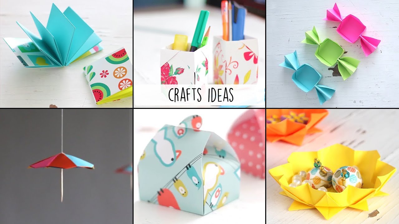 6 Easy Craft Ideas | Ventuno Art | Useful Things