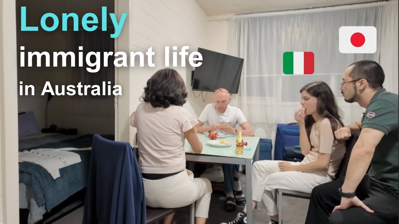 Одинокая жизнь в Австралии 🇦🇺 Итальянские родители в гостях у пары иммигрантов из Японии и Италии...