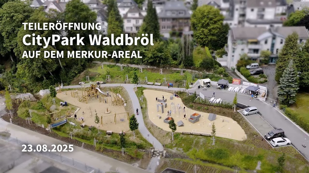 Teileröffnung: CityPark Waldbröl auf dem ehemaligen Merkur-Areal