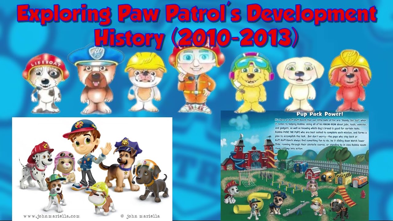 Exploring Paw Patrol's Development History (2010-2013)