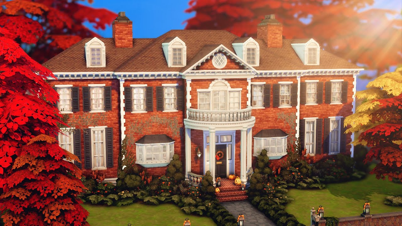 🍂 Autumn Dream Home for a Large Family! || Sims 4 Speedbuild (NoCC!)