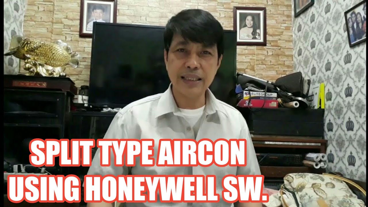 SPLIT TYPE AIRCON CONVERT TO MANUAL USING HONEYWELL SW. PART 2