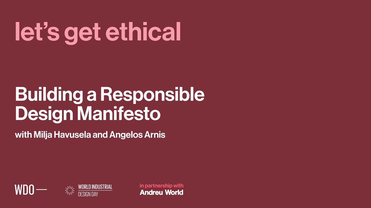 let's get ethical | Building a Responsible Design Manifesto