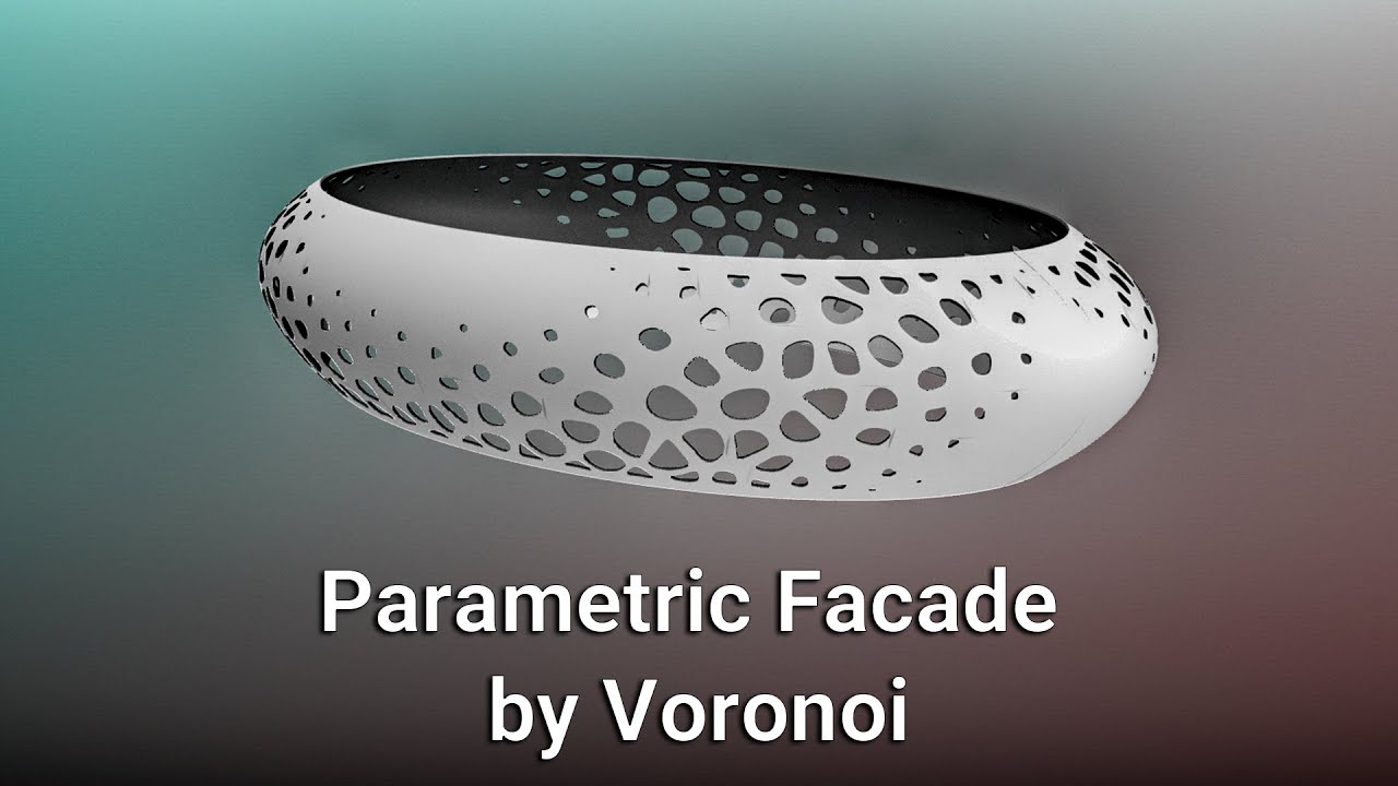 parametric Facade by using Voronoi - grasshopper tutorial