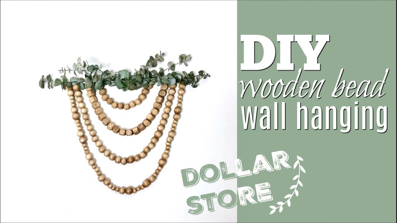 DIY Beaded Wall Hanging