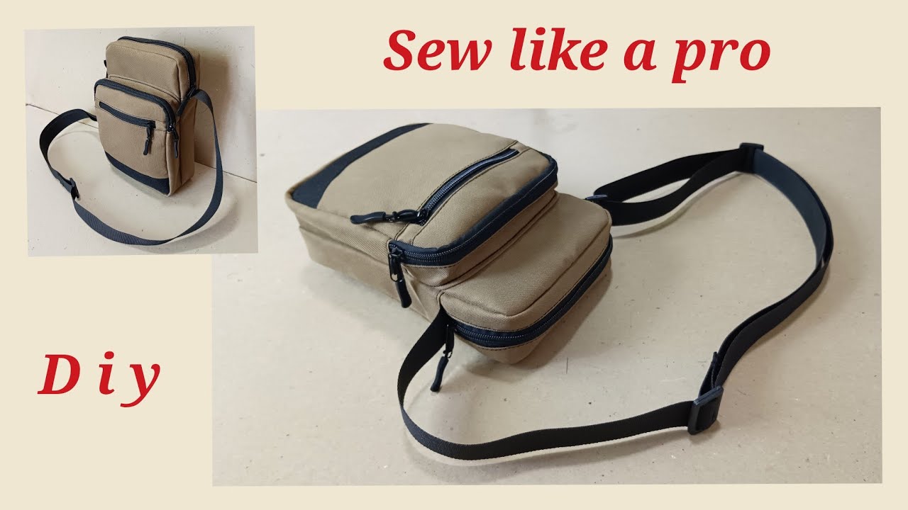 SEW SLING BAG LIKE A PRO / SEWING TUTORIAL NO.9 / paano manahi ng bag