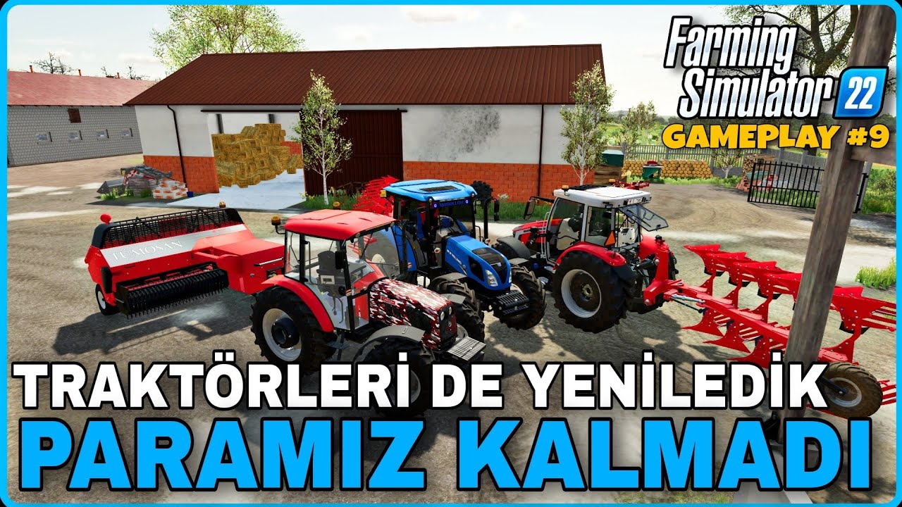 YENİ TRAKTÖR VE YENİ EKİPMANLAR ALDIK🚜TÜMOSAN BALYE MAKİNESİ!!!🚜PARAMIZ BİTTİ🚜 #55_ragnar