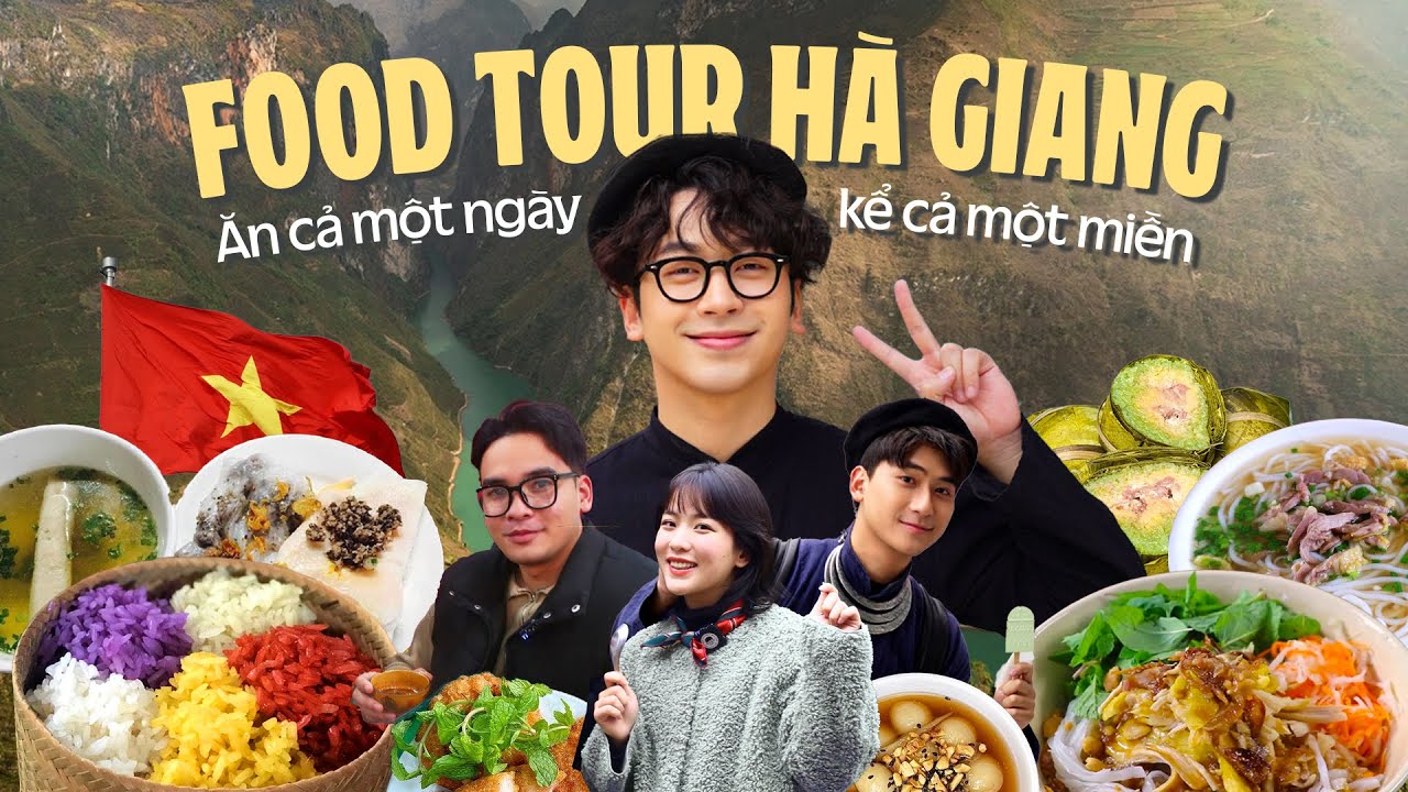 24H FOOD TOUR HÀ GIANG // Ăn cả một ngày, kể cả một miền #ninhtravel