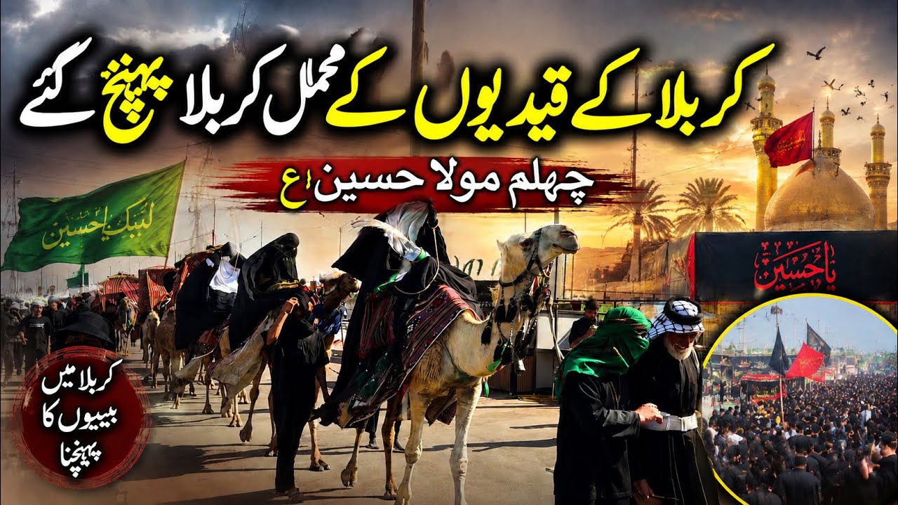 Bibiyon Ke Mahmil Karbala Pohanch Gaye | Chehlum Imam Hussain (A.S) | Karbala Live 2026 #arbaeen 