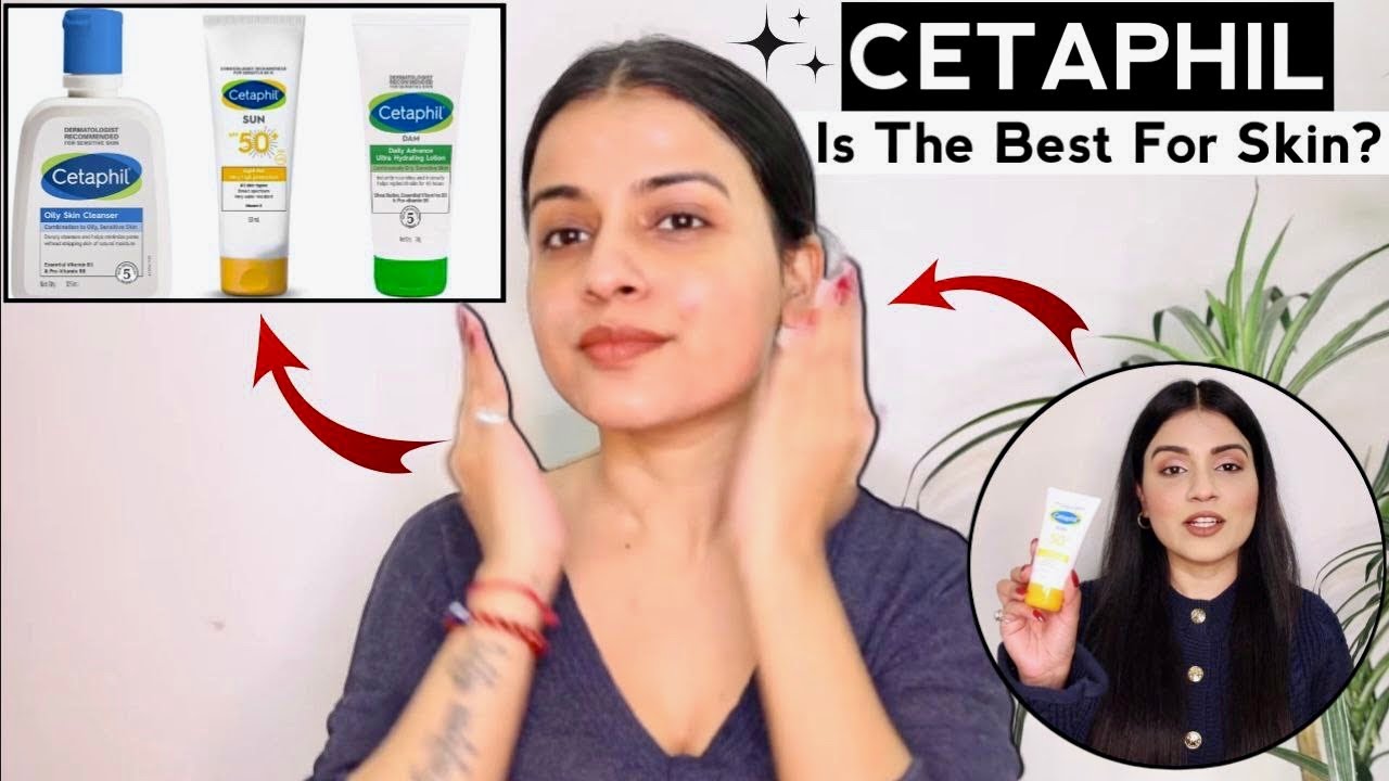 Skincare for Oily Sensitive Skin | Easy Skincare Routine for Beginners|Cetaphil for Combination Skin