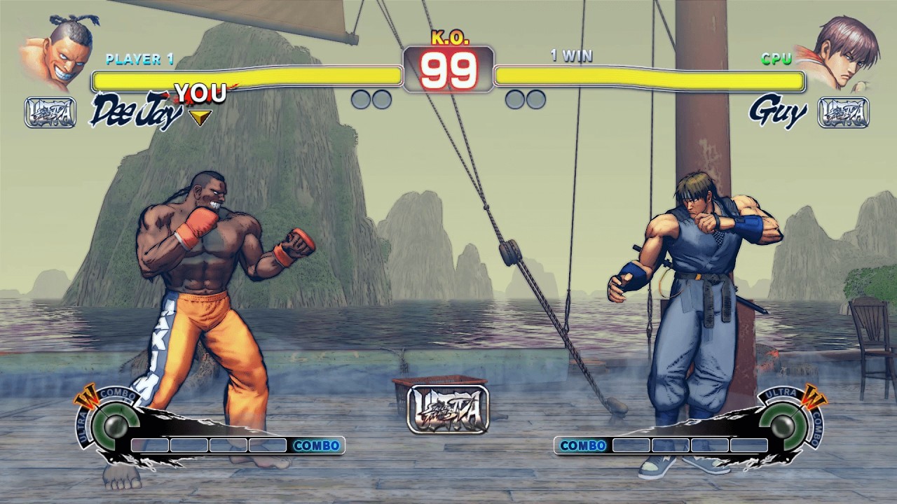 DeeJay vs Guy (Hardest) Street Fighter 4.| Epic Battle