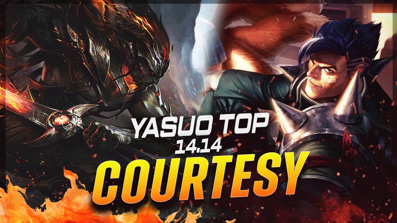 Courtesy - Yasuo vs Darius TOP Patch 14.14 - Grandmaster Yasuo Gameplay