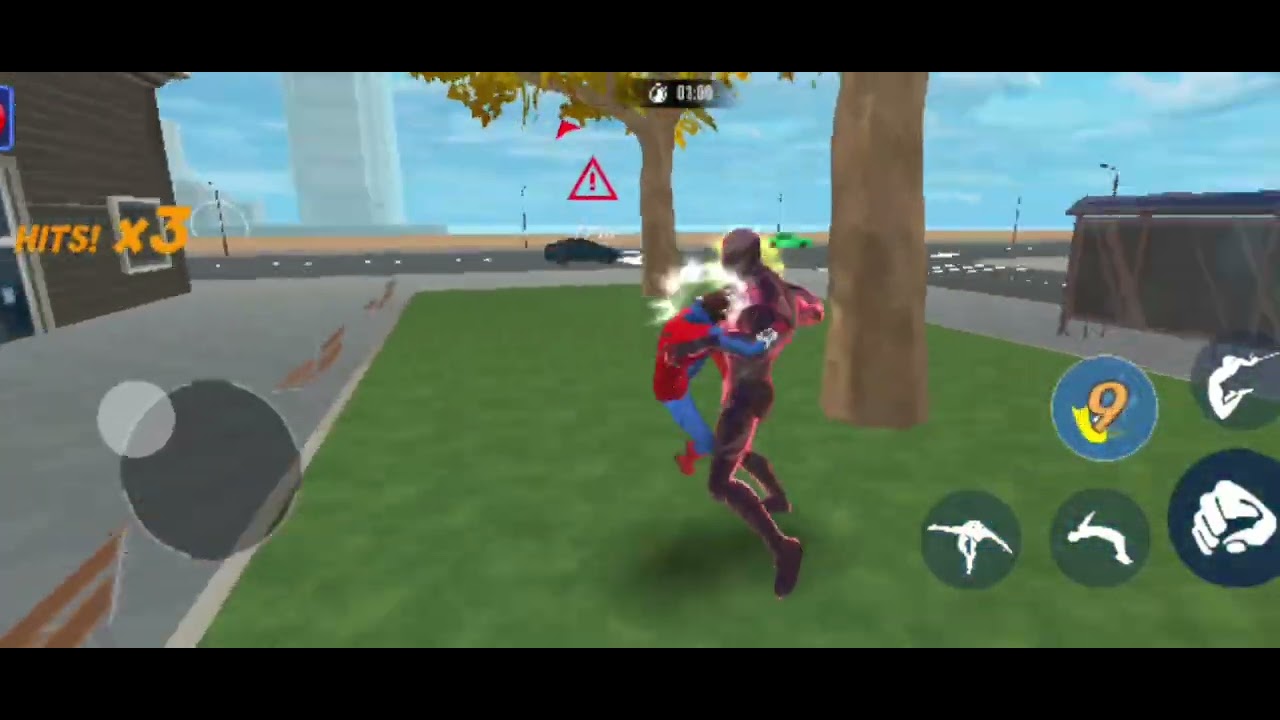 Spider man🆚 vinem hero fighting  gameplay and gime spider fighting gime gameplay video