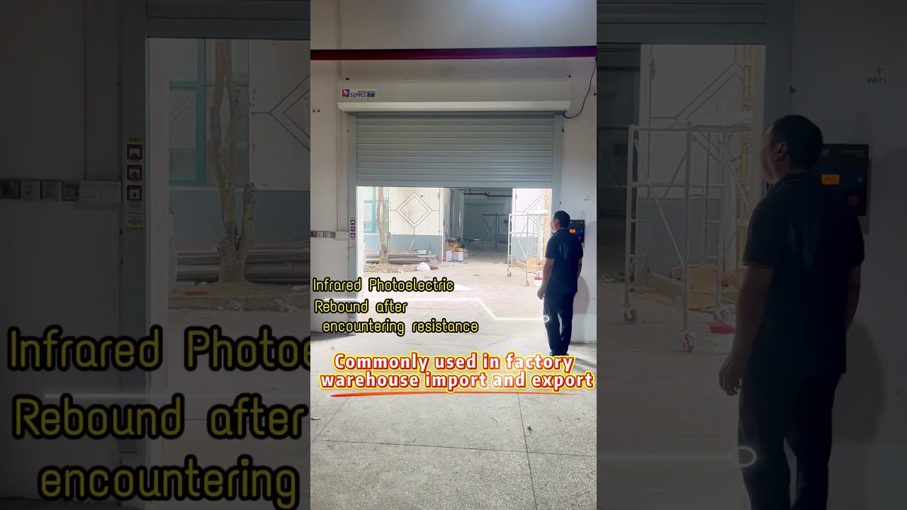Aluminum rolling doors with added safety devices are safer!