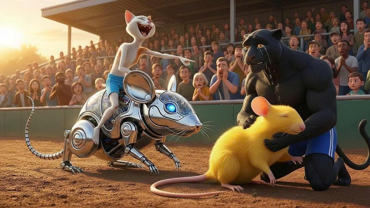 Heartbroken Skinny Cat Wins The Giant Rat Racing Championship – Most Emotional Transformation Ever!