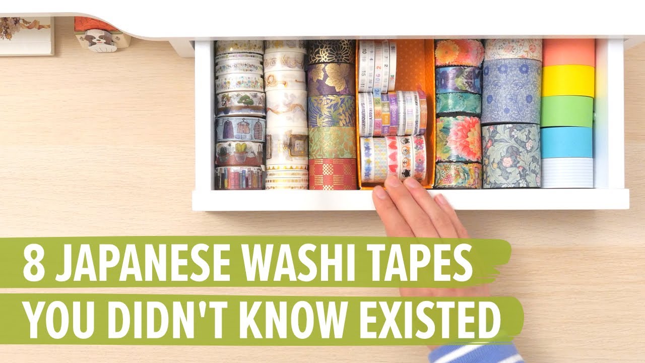 8 Japanese Washi Tapes You Didn't Know Existed: Part 1