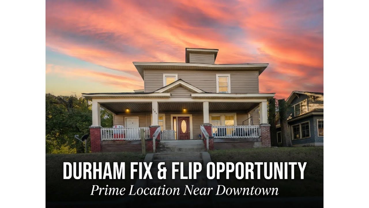 Exclusive Off-Market Investment:– Distressed Duplex Flip Opportunity in Durham, NC