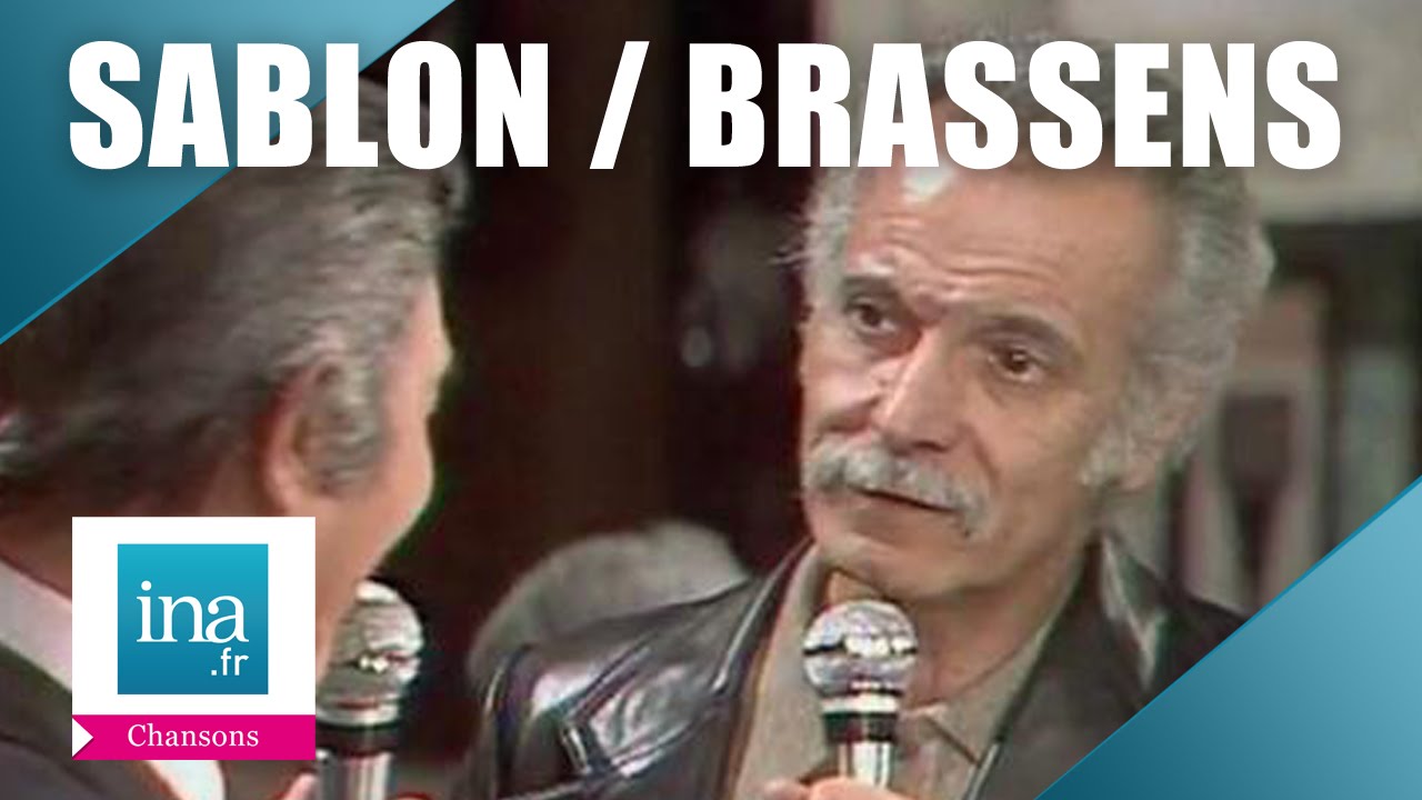 Jean Sablon et Georges Brassens 