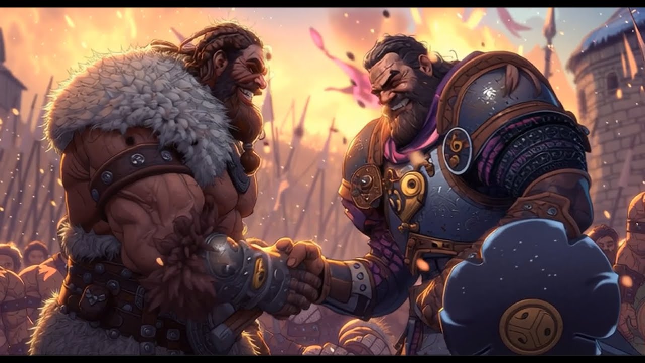 Barbare vs Guerrier : rivalité amicale dans d&d