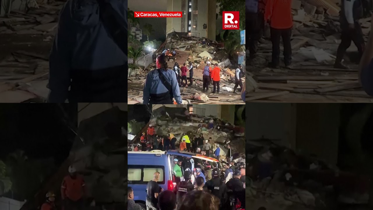 Rescuers Search Rubble After Powerful Venezuela Earthquakes