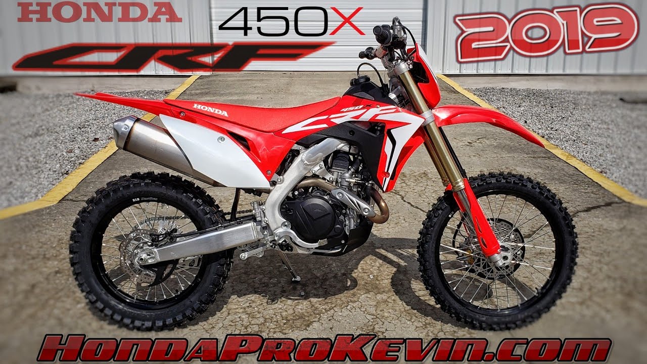 2019 Honda CRF450X Walk-Around (4K) | CRF 450 Dirt Bike / Off-Road Motorcycle