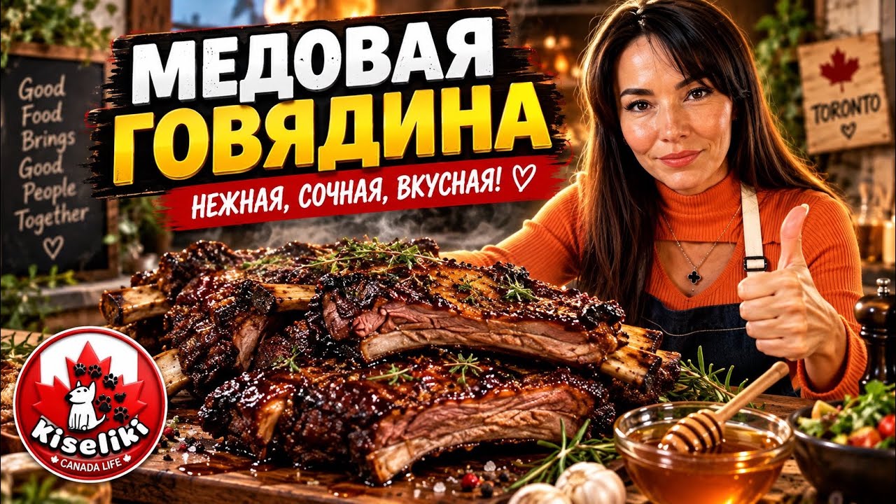 Говяжьи рёбра в медово-соевом соусе в Ninja Grill |Невероятно! #говяжьирёбра #рецептмяса #ninjagrill