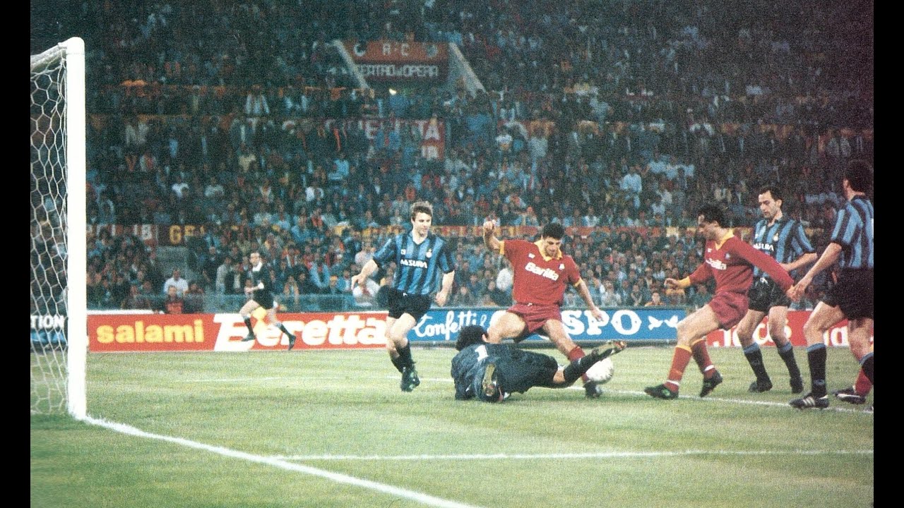 ROMA-Inter 1-0 RIZZITELLI Ritorno Finale Coppa Uefa 22-05-1991