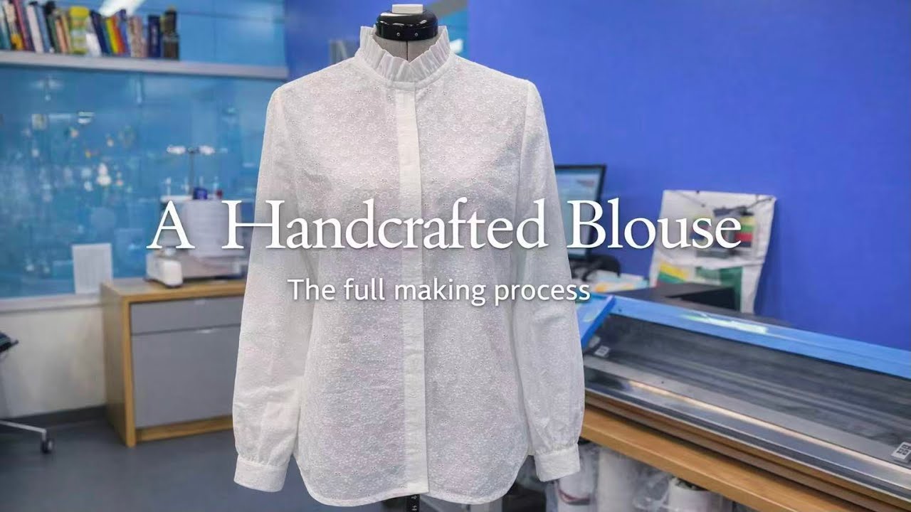 A Handcrafted Blouse | The Full Making Process