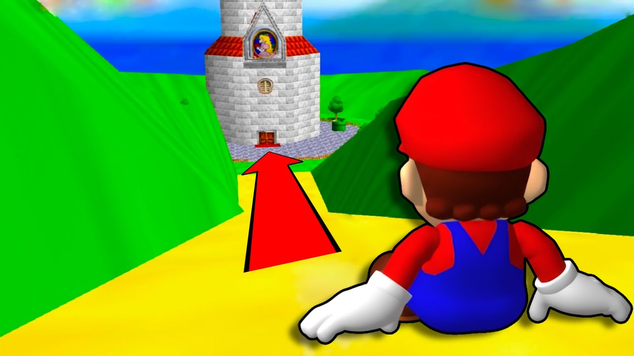 Mario 64 but every level is a slide