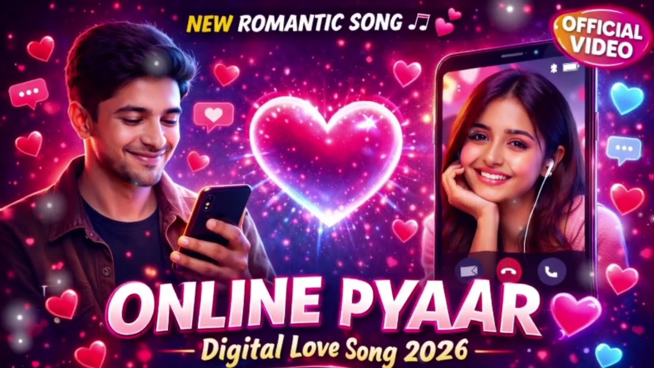Online Love Story Hindi Song 🎵 #hindisong #onlinelove #hindisong #2026 