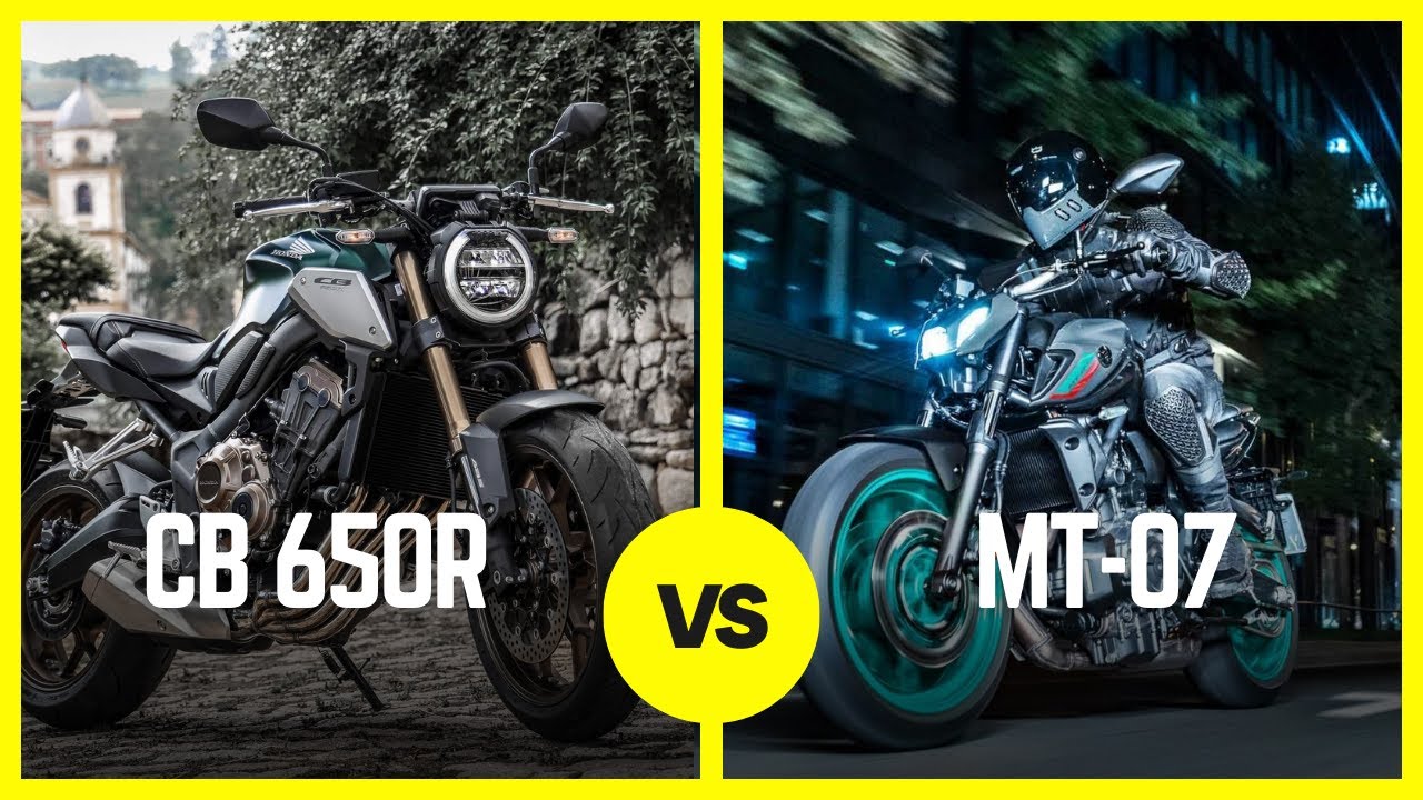 CB 650 R vs MT-07 🔥 Batalha de Titãs das Naked! Qual é a Melhor? 😮