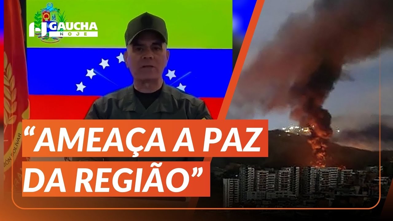 Ministro da Defesa da VENEZUELA diz que EUA fizeram 
