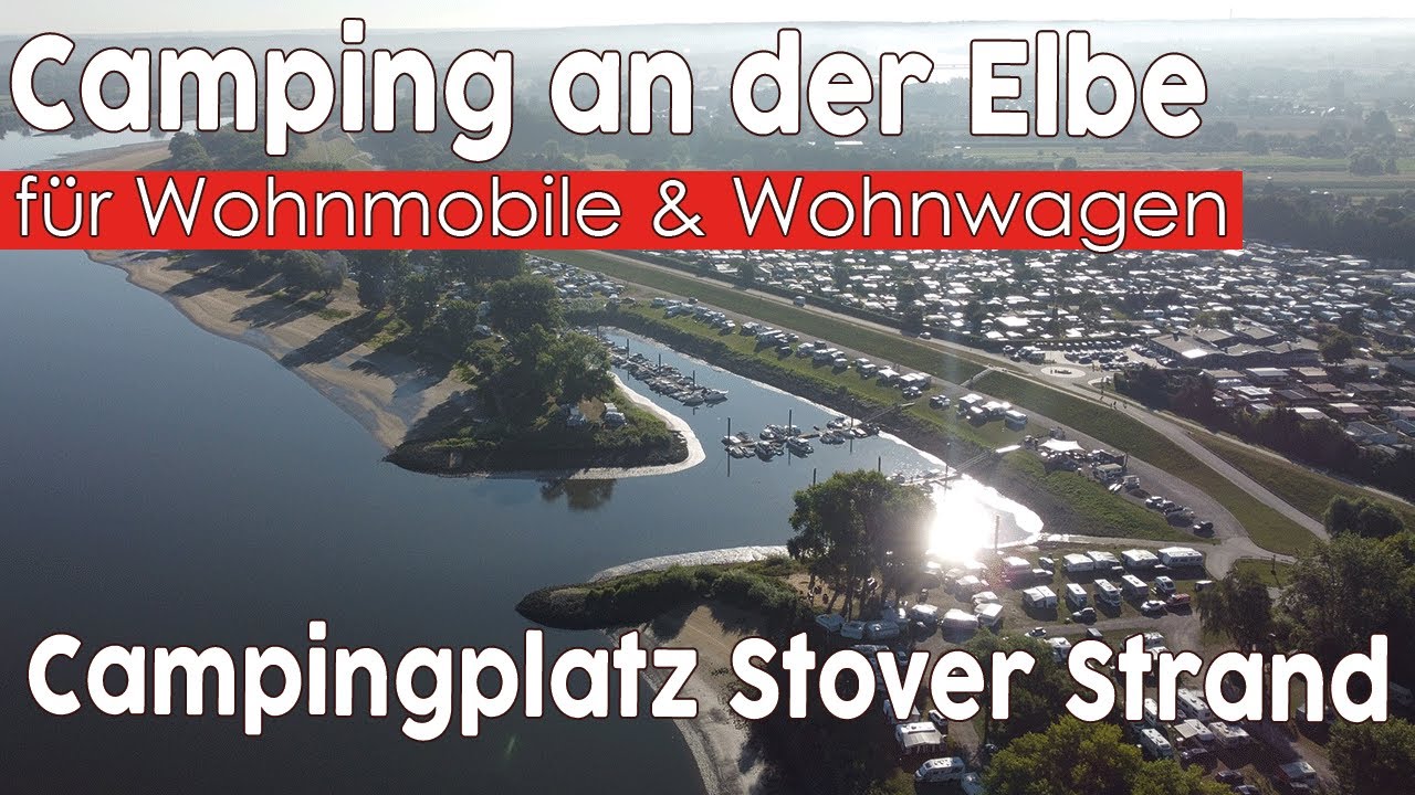 Stellplatz an der ELBE🥰 Campingplatz Stover Strand bei Hamburg🏖mit Wohnmobilstellplatz