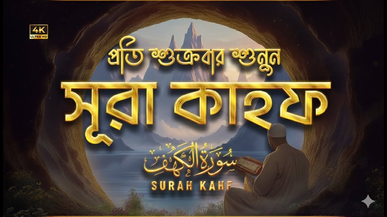 (প্রতি শুক্রবারে শুনুন) অন্তর জুড়ানো কণ্ঠে সূরা কাহফ (سورة الكهف) | Surah Kahf Recited by Alaa Aqel