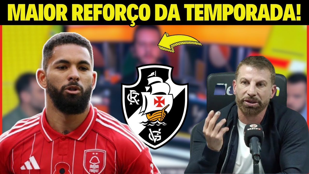 DOUGLAS LUIZ CHEGA PARA ASSINAR COM VASCO DA GAMA! CONFIRA AGORA MESMO! NOTÍCIAS DO VASCO HOJE!