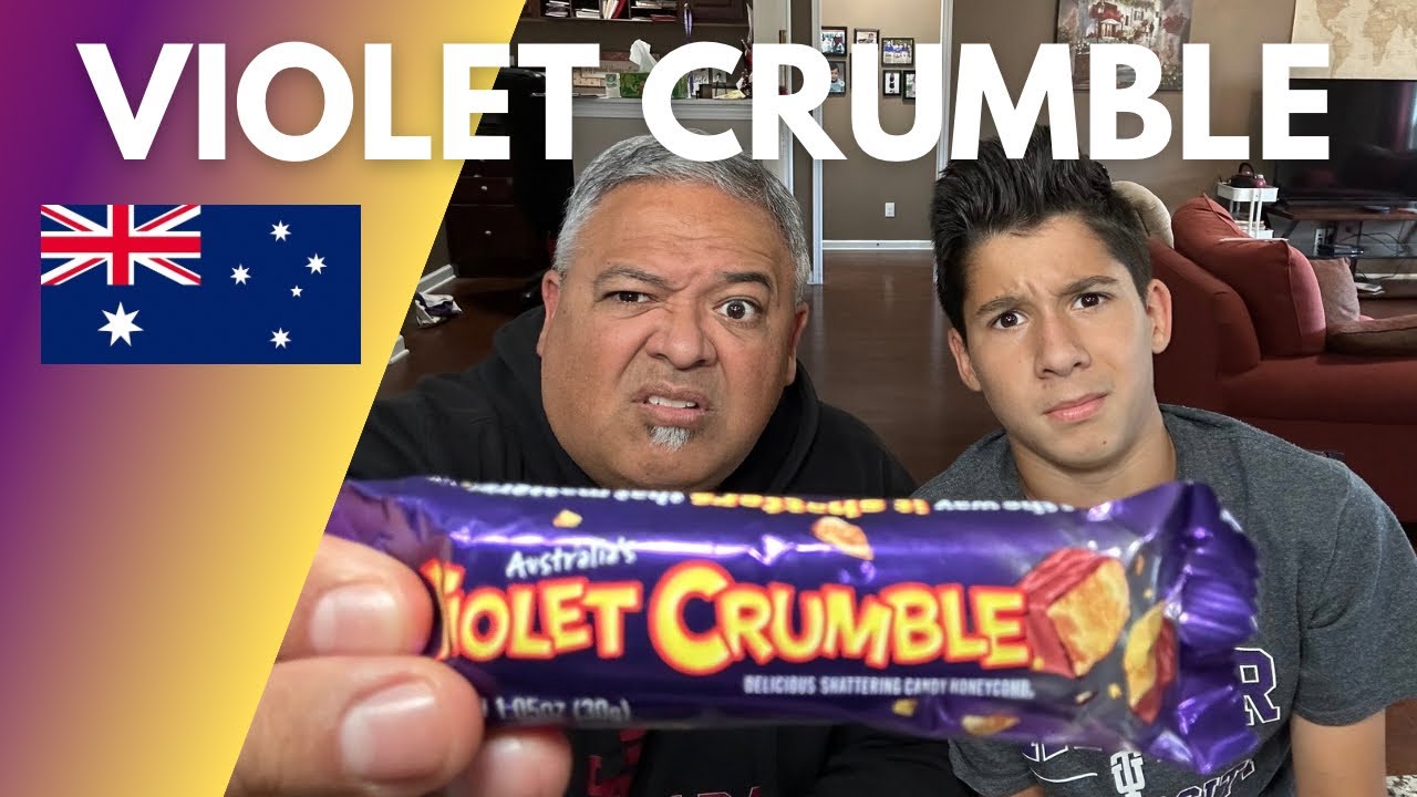 Americans Try Violet Crumble | 🇦🇺 Aussie Sweet | Snack Review