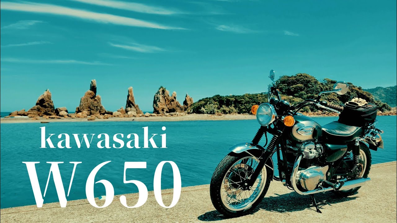 [kawasaki w650]Храм с крупнейшими в Японии воротами тории и городом тунца.