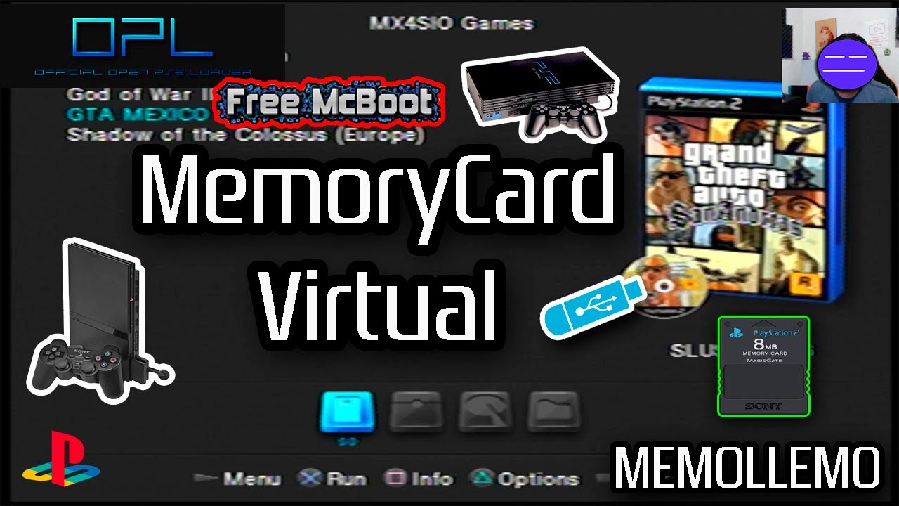 Crear Memorycard virtual en PS2 con OPL y FreemcBoot