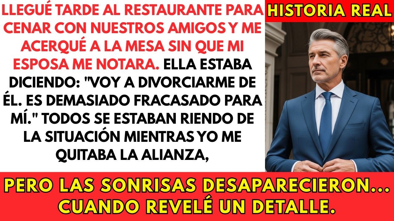 Mi Esposa Anunció El Divorcio Públicamente Para Herirme, Llamándome Fracasado, Pero Nunca Imaginé