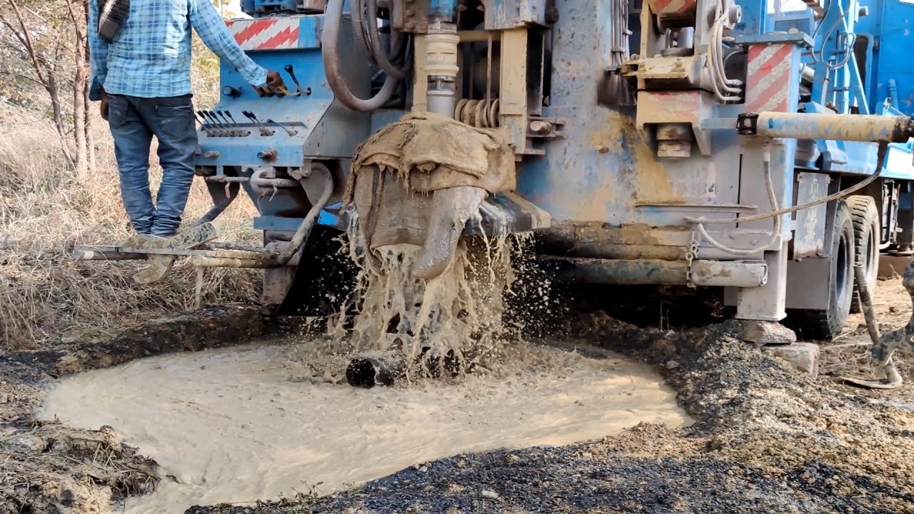 Water borewell drilling | yellow soil area water | step by step Plot borewell Drilling