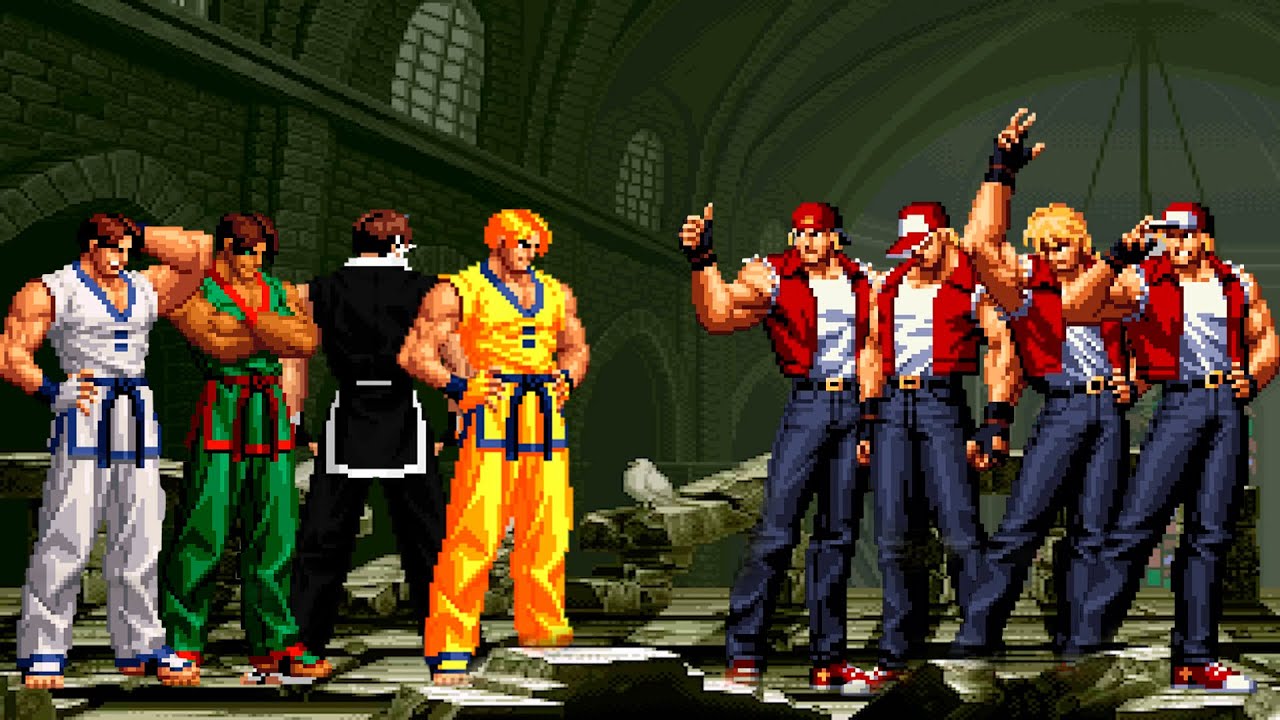 [KOF Mugen] Kim Kaphwan Team vs Terry Bogard Team