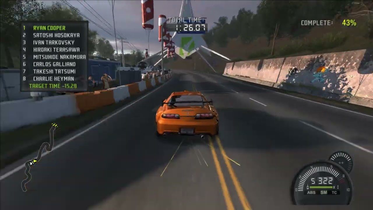 Need for Speed ProStreet Speed Challenge Supra