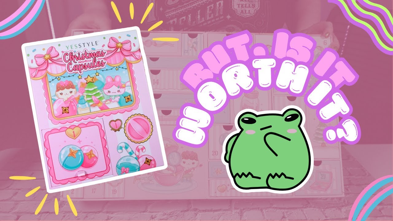 YesStyle Christmas Capsules Advent Calendar 2024 | Is it worth the money?