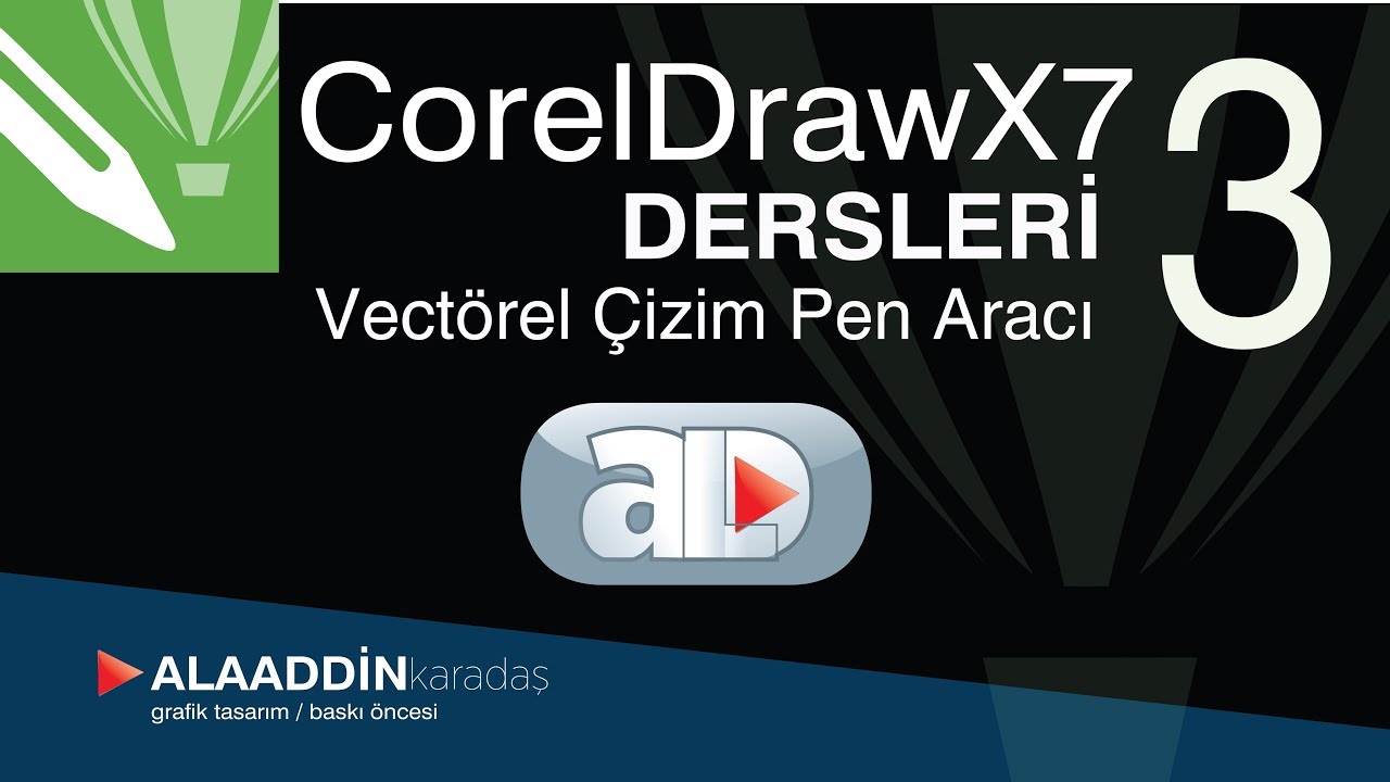 Corel Draw Dersleri #3 Pen Tool Vectörel Çizim Haretleri #3