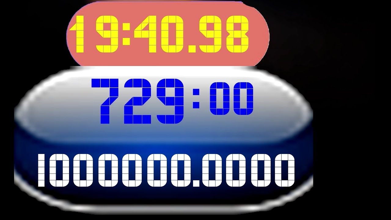 BCG 19:40.98 Minutes Countdown (Base 3 O-I-Z 729 Units 81 FPU) Remix WarioWare Inc Skating Board