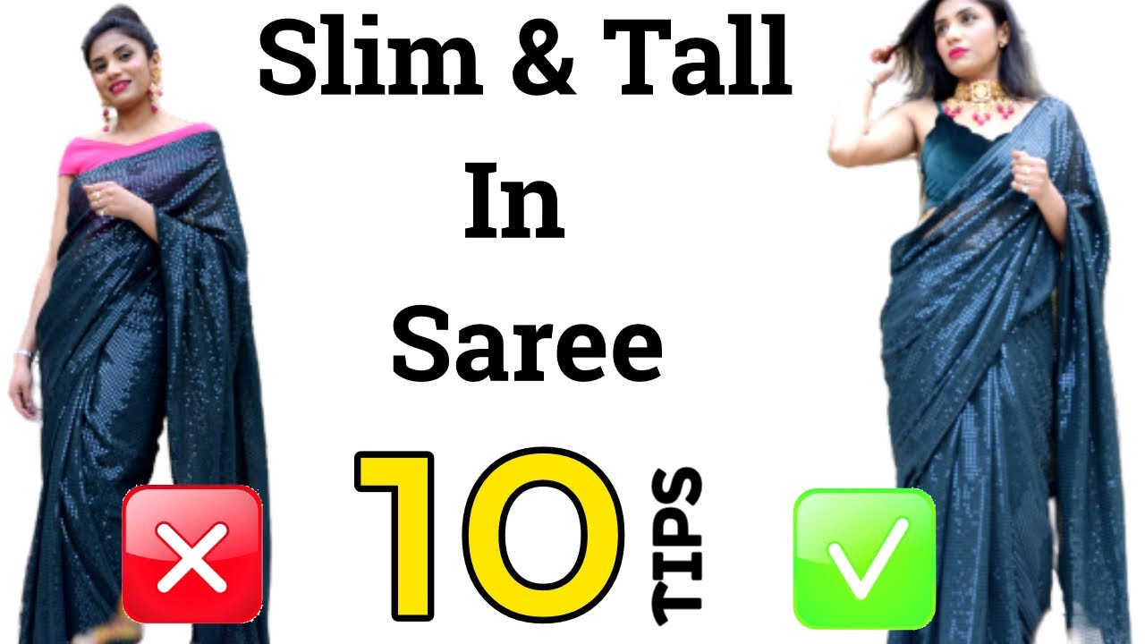 Saree Tips For Short Women / Girls | Tall & Slim in Saree Hacks | Aanchal