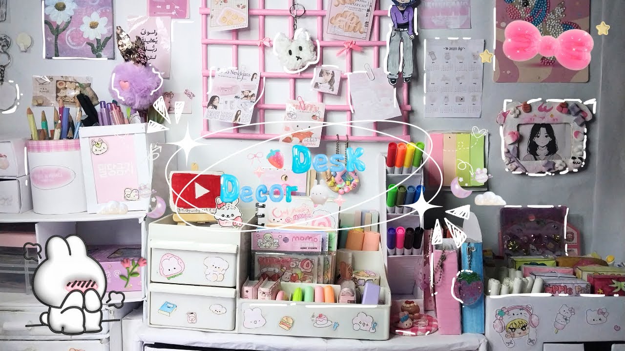 DIY Desk Decor (part 2) ✨ | Cute & Creative Workspace Ideas 🖌️ |
